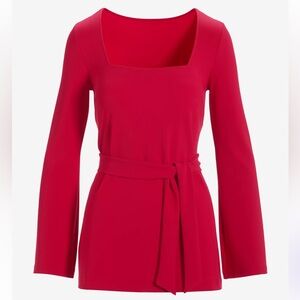 Elegant Red Women's Top